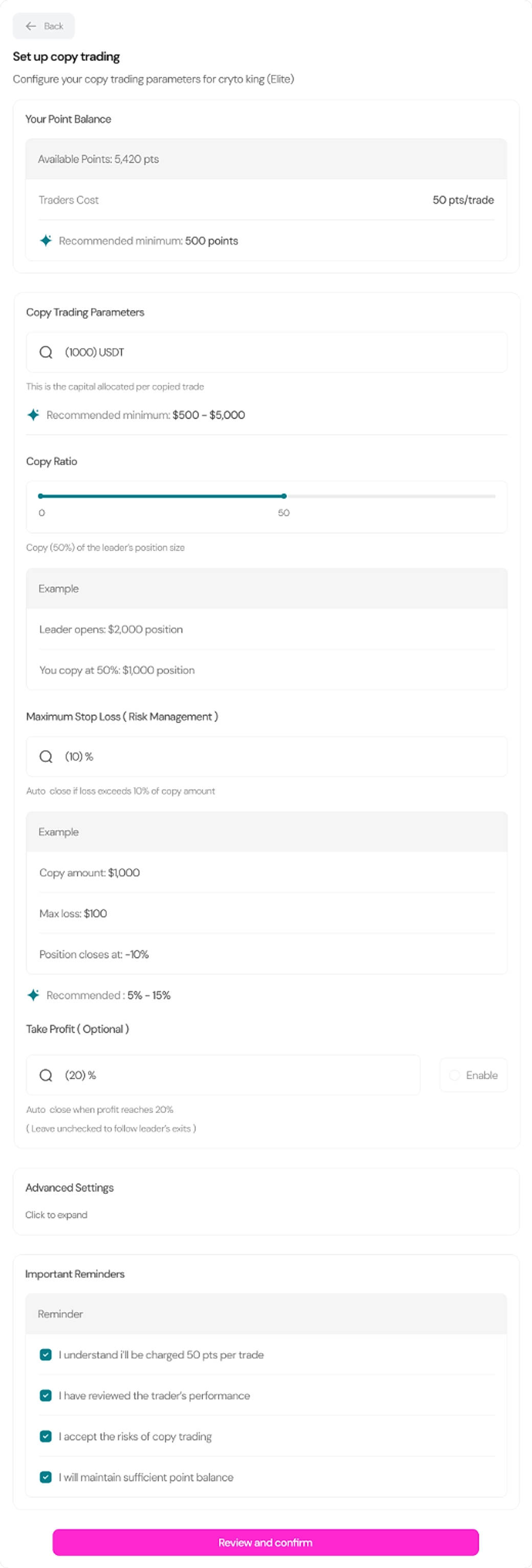 Trade Sync — explore and copy top traders across exchanges